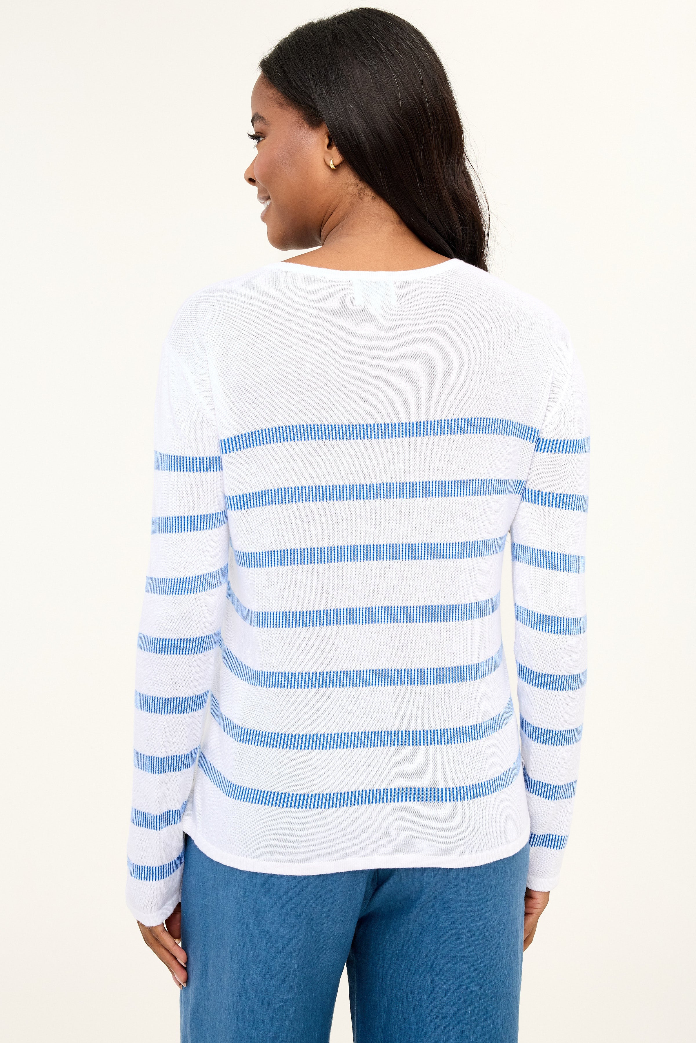 Brittany - Ultramarine Stripe