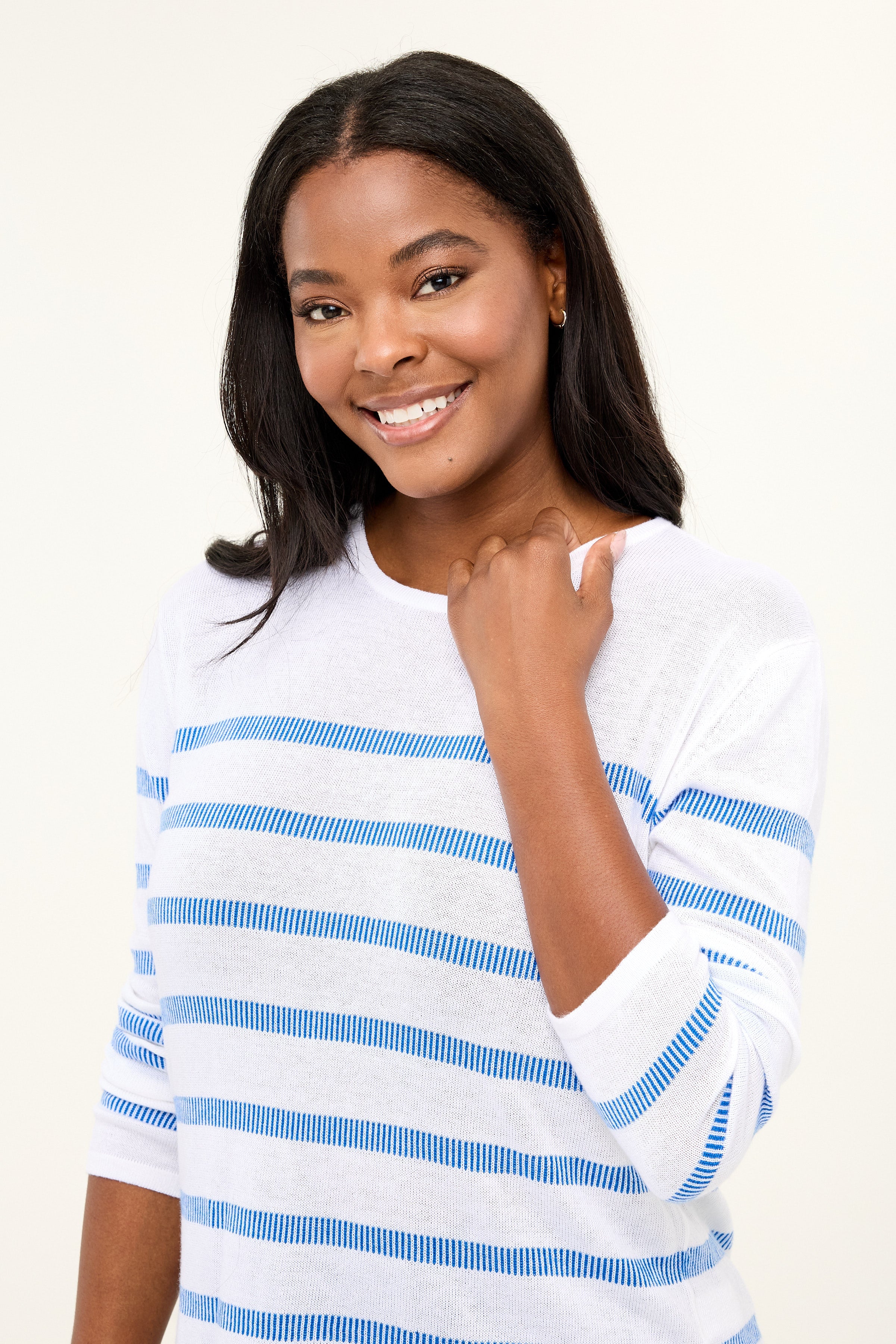 Brittany - Ultramarine Stripe