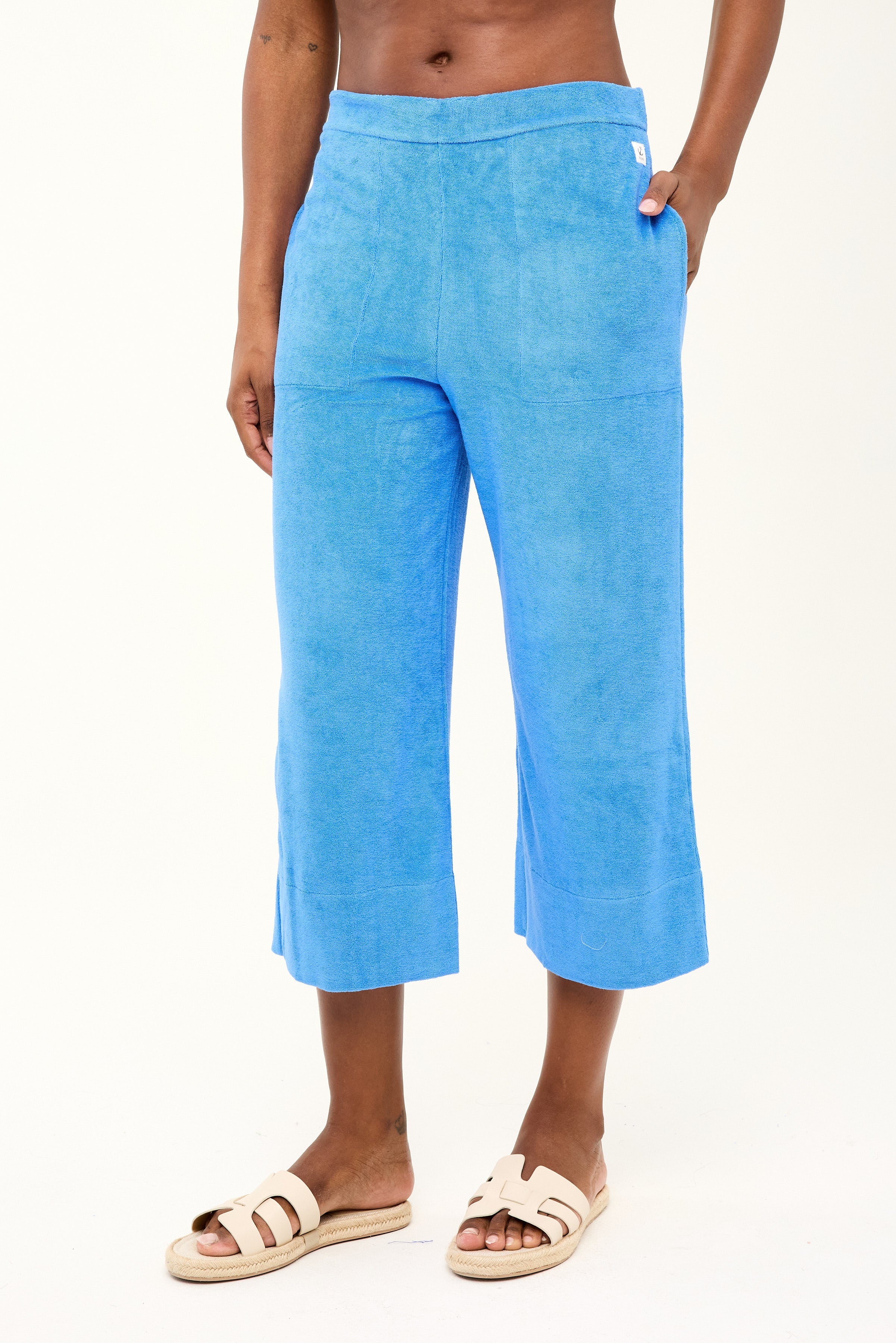 Terry Capri Pant - Ultramarine